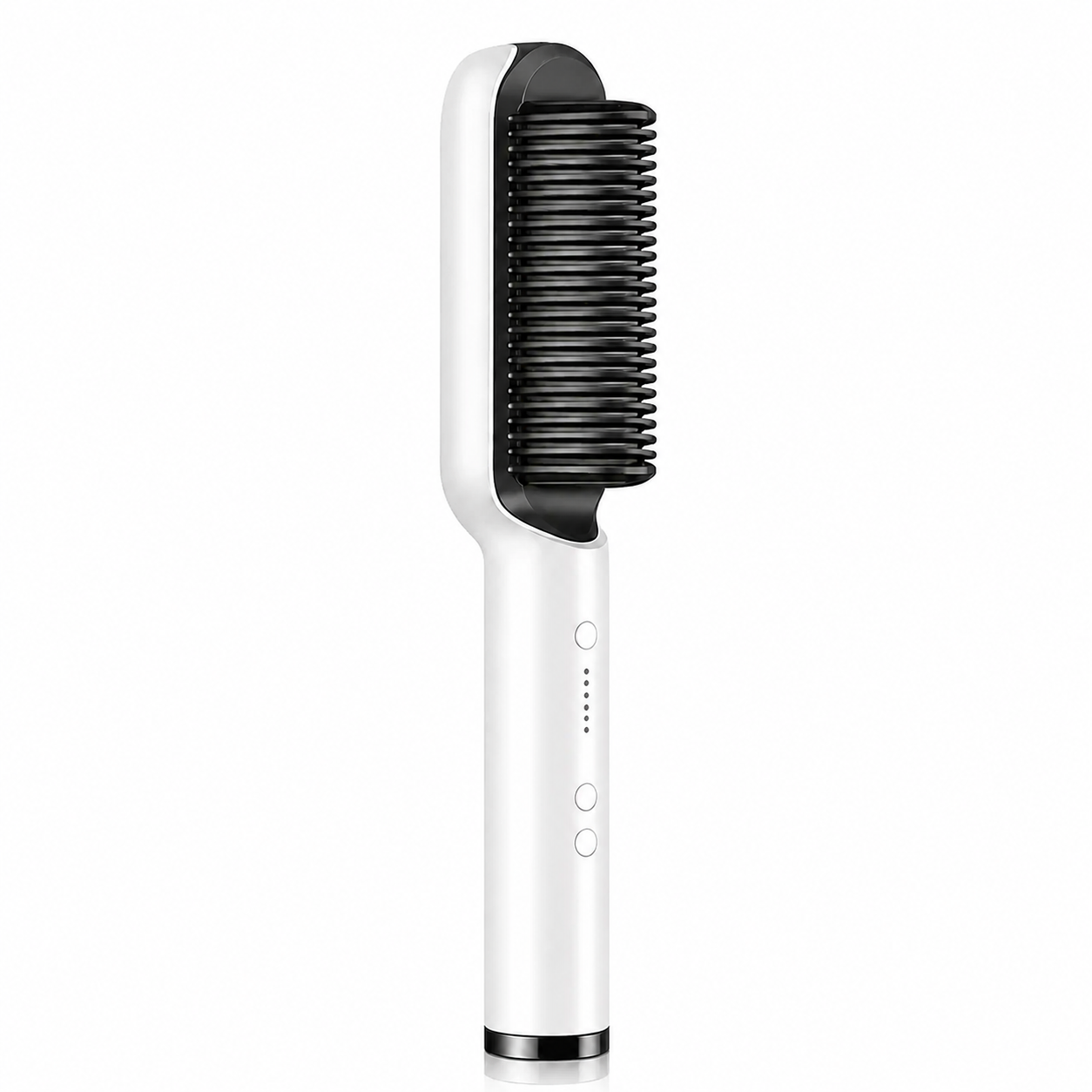 Perie de Îndreptat Părul cu Înveliș Ceramic și Temperatură Reglabilă în 5 Trepte – Încălzire Rapidă, Anti-Frizz, Styling Profesional | LuxoryaBeauty