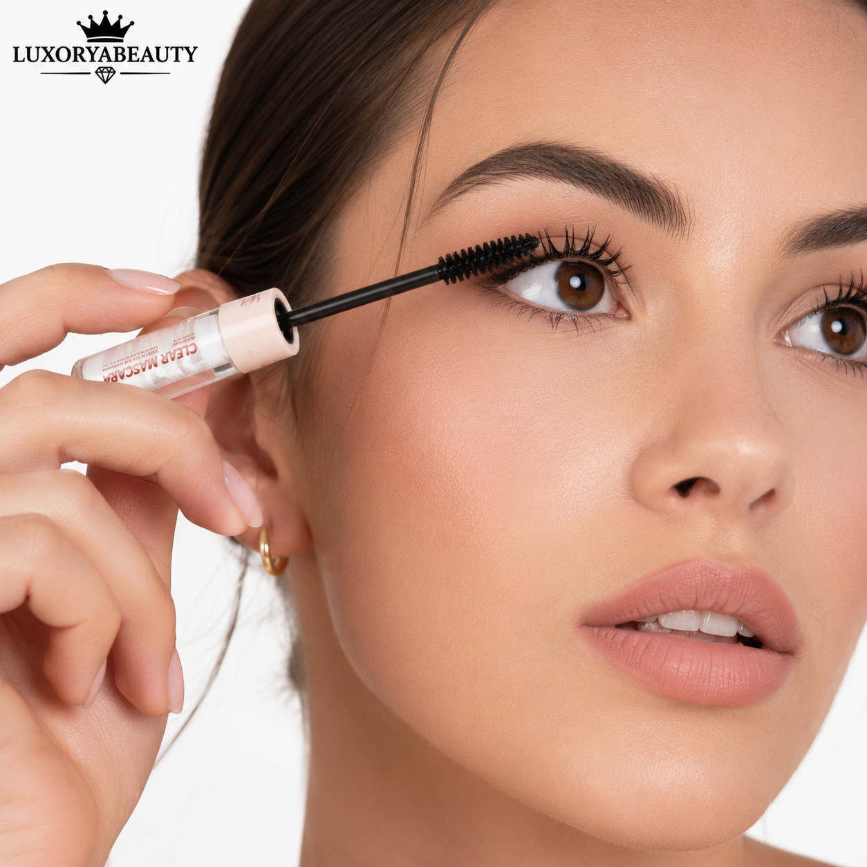 Rimel 2 în 1 Ushas UMA007 – Mascara Neagră și Gel Transparent pentru Gene și Sprâncene
