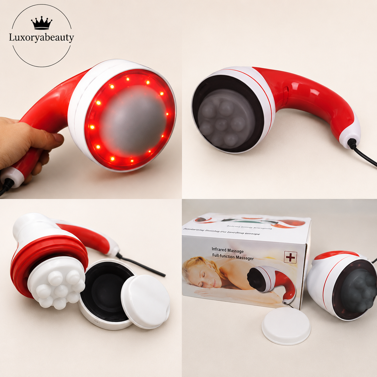 Aparat de masaj cu infrarosu - anticelulitic si relaxare Relax & Tone Red Power