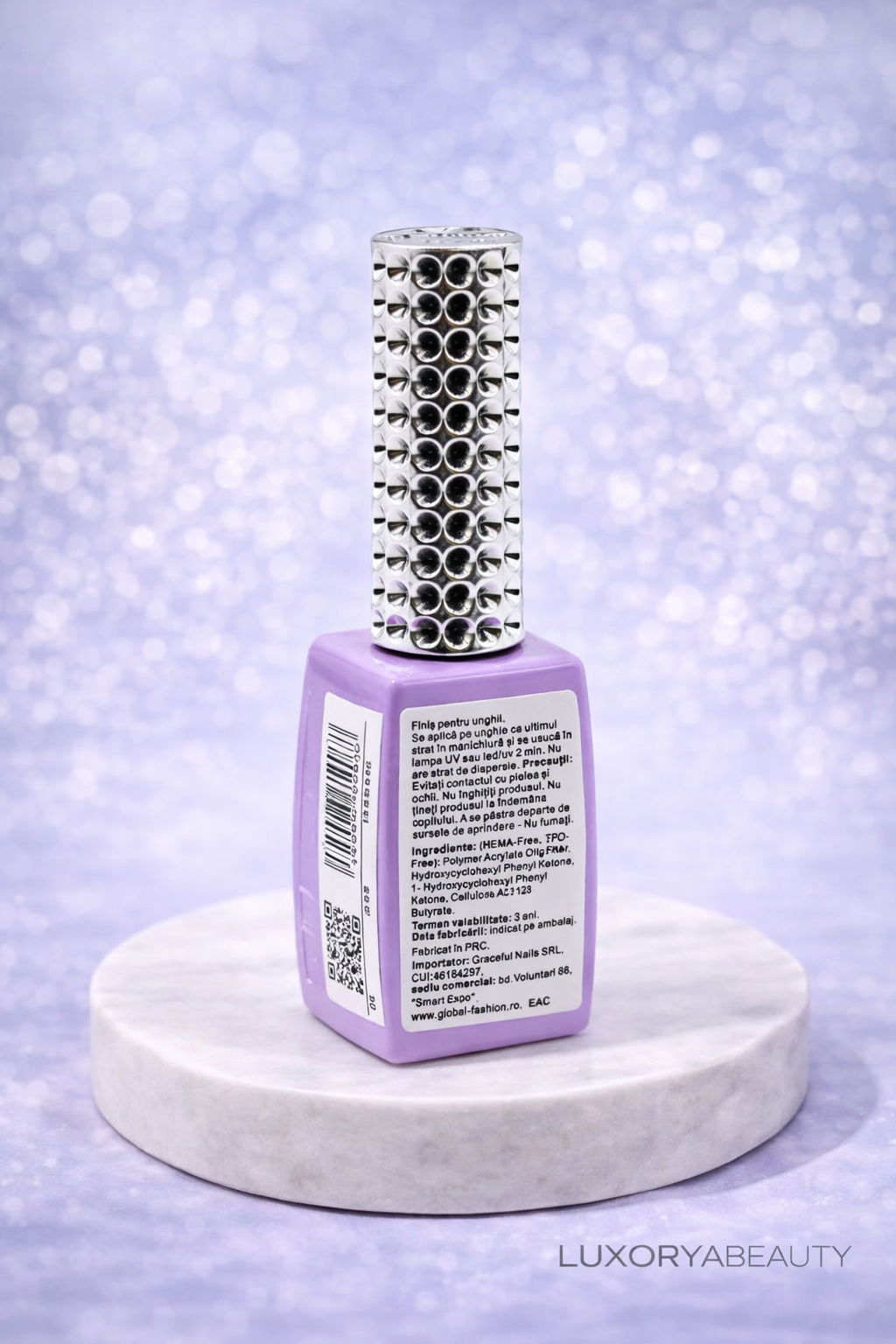 Top unghii Global Fashion Top Shine 12 ml 03 – Efect Oglindă, Fără Strat Lipicios, Luciu Intens