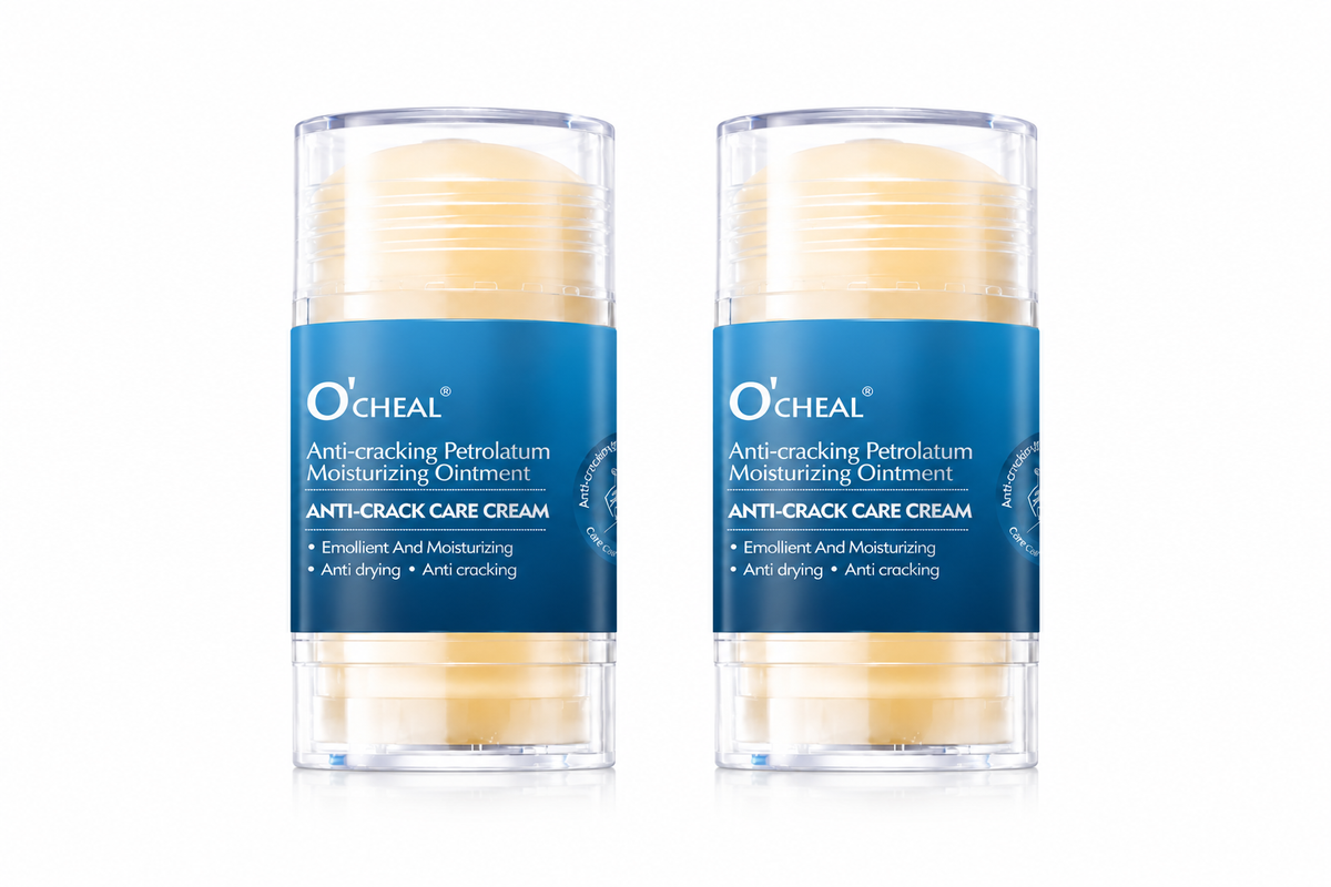 Set 2 Creme pentru Călcâie Crăpate, Mâini și Coate , Hidratare intensă Cu vitamina E și ceară de albine, stick/roll-on, 2x35g