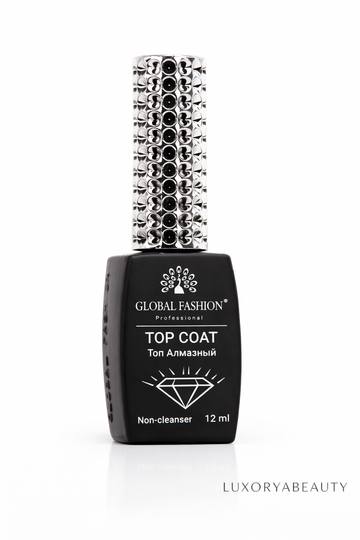 Top Coat Diamond  12 ml – Fără Strat Lipicios, Luciu Intens de Lungă Durată, Autonivelare Perfectă
