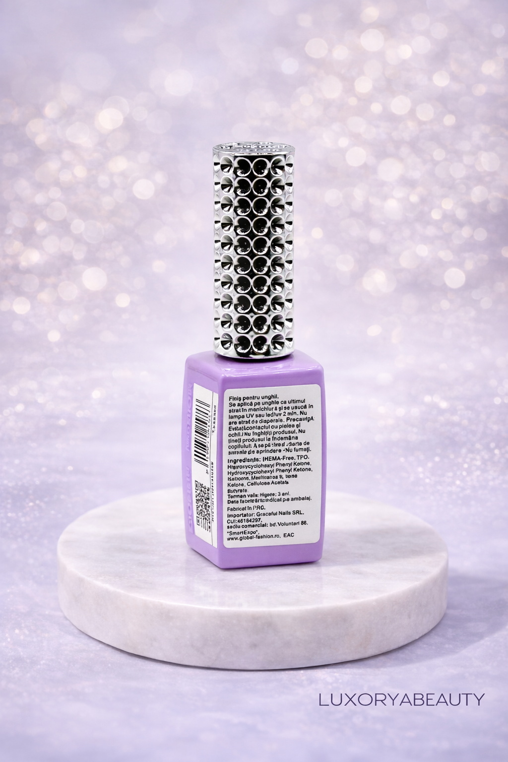 Top unghii Global Fashion TOP Shine 05, 12 ml – efect oglindă, fără strat lipicios (No Wipe), luciu intens profesional