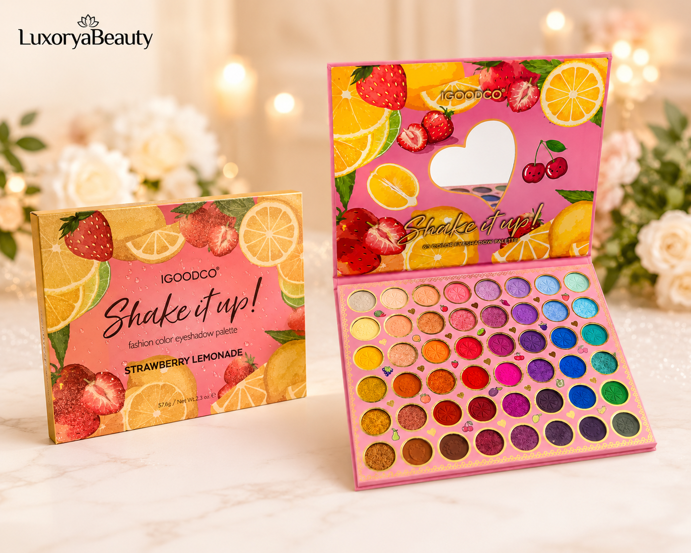 Paletă Farduri Ochi IGOODCO Shake It Up! Strawberry Lemonade IG3101