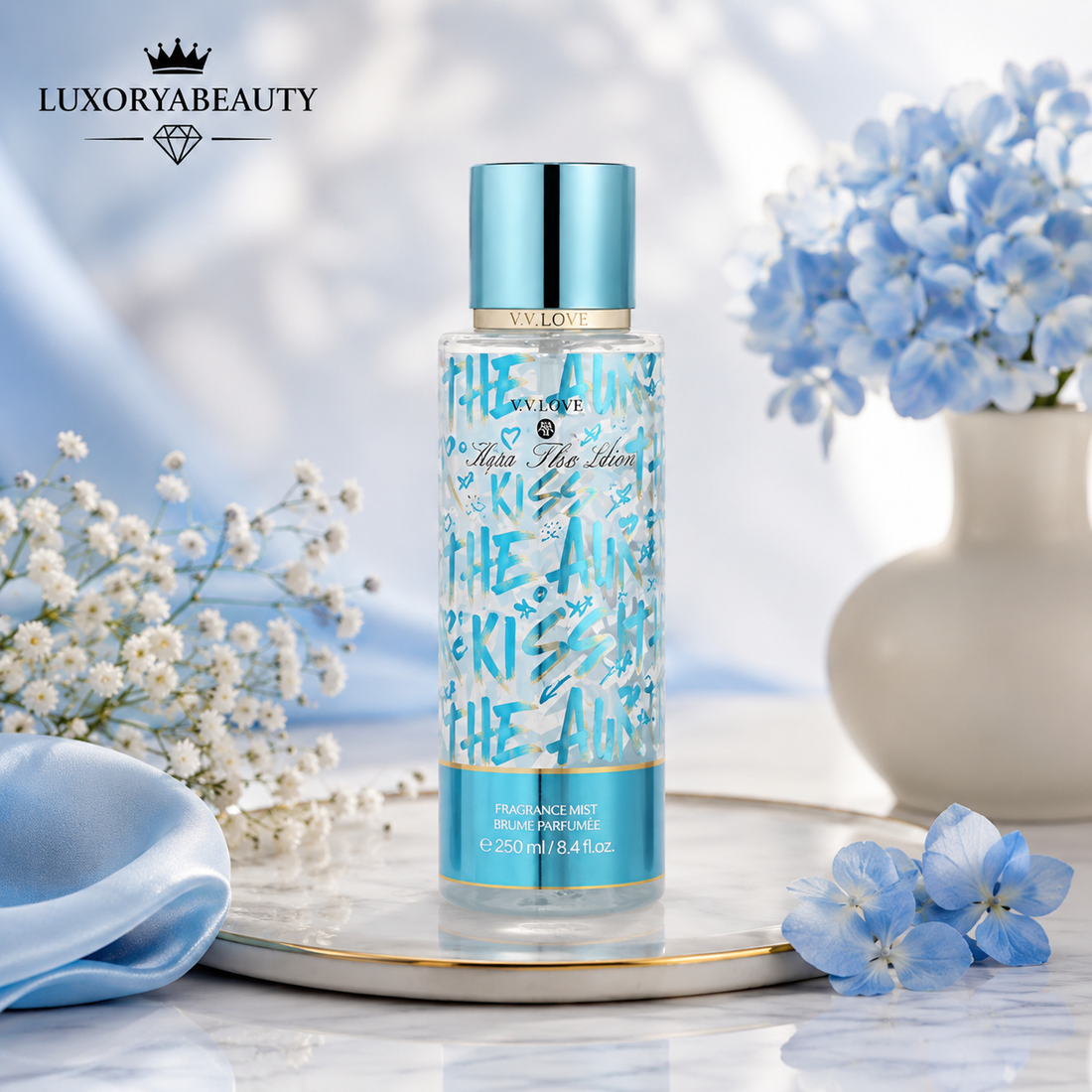 Spray de Corp THE AIR KISS 250 ml – Body Mist Fresh și Energizant pentru Femei