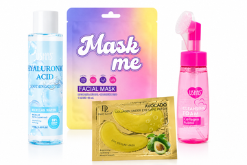 Set 5 Produse Skin Care Premium - Curățare, Demachiere, Hidratare și Îngrijirea Zonei Ochilor