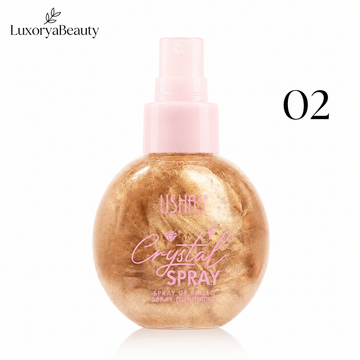 Spray Iluminator Față & Corp USHAS UC103A 02 Crystal Spray – Efect Strălucitor cu Particule Fine Shimmer