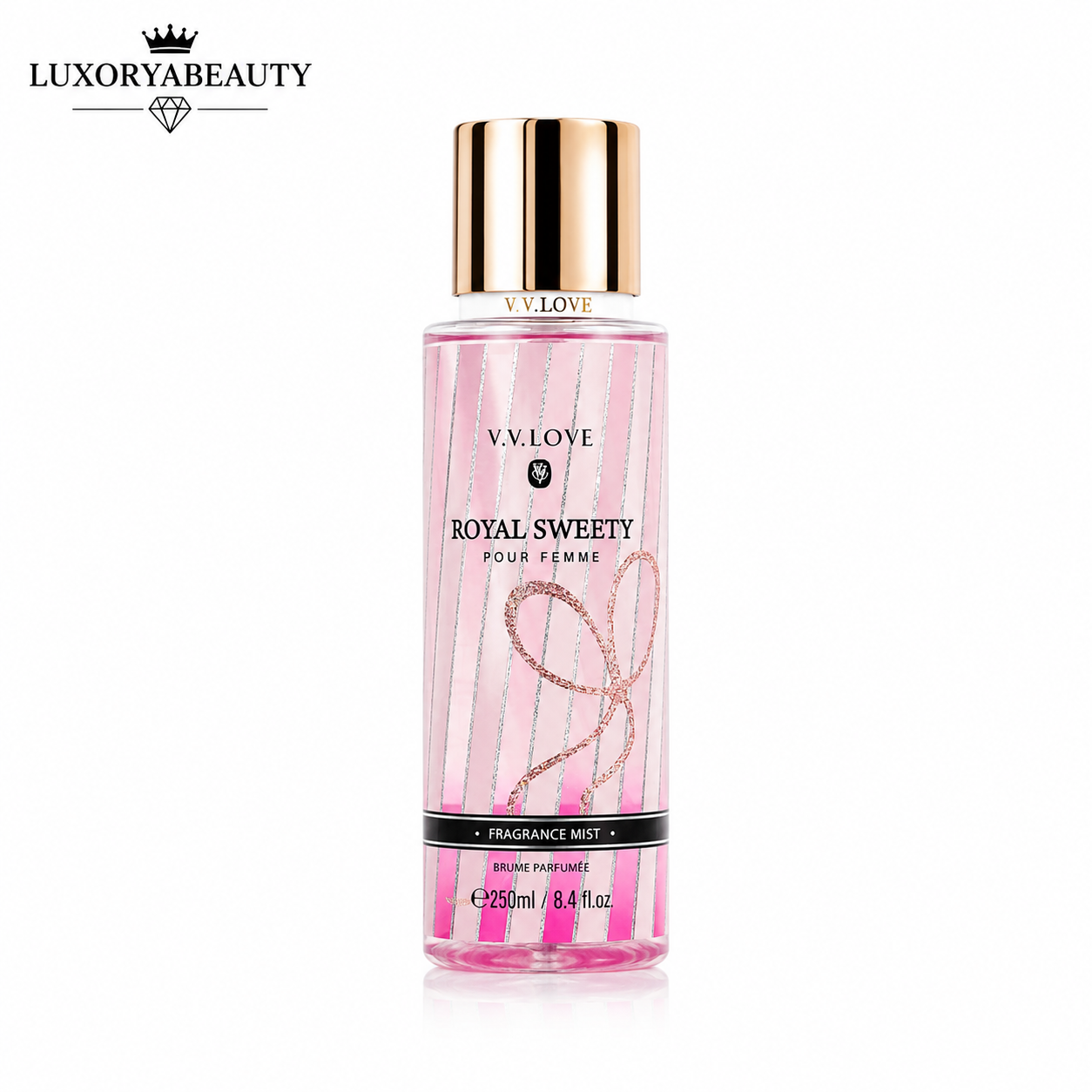 Spray de Corp pentru Femei Royal Sweety 250 ml – Aromă Dulce și Feminină, Fragrance Mist pentru Prospețime și Eleganță Zilnică  ROYAL I696