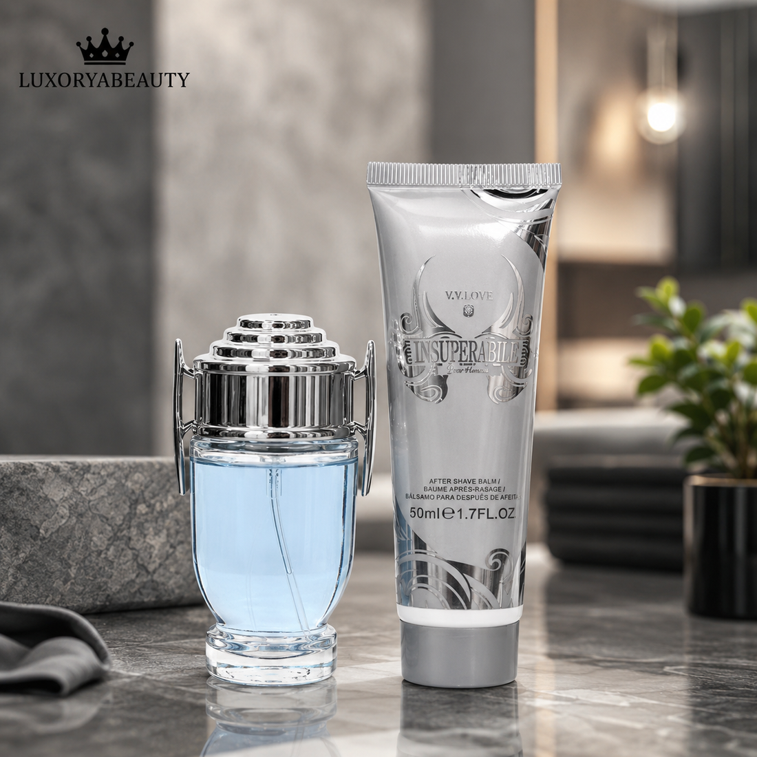 Set Parfum Insuperabile pentru Bărbați 50 ml cu After Shave V.V. Love – Set Cadou Elegant, Aromă Masculină Intensă