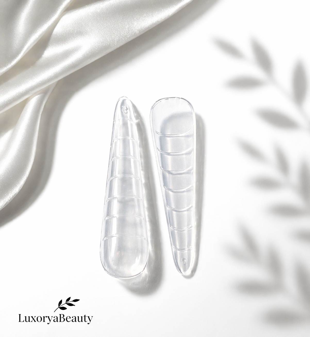 Forme Tipsuri Reutilizabile Koper Arched Almond – 120 buc, Molds Profesionale pentru Unghii Gel & Polygel