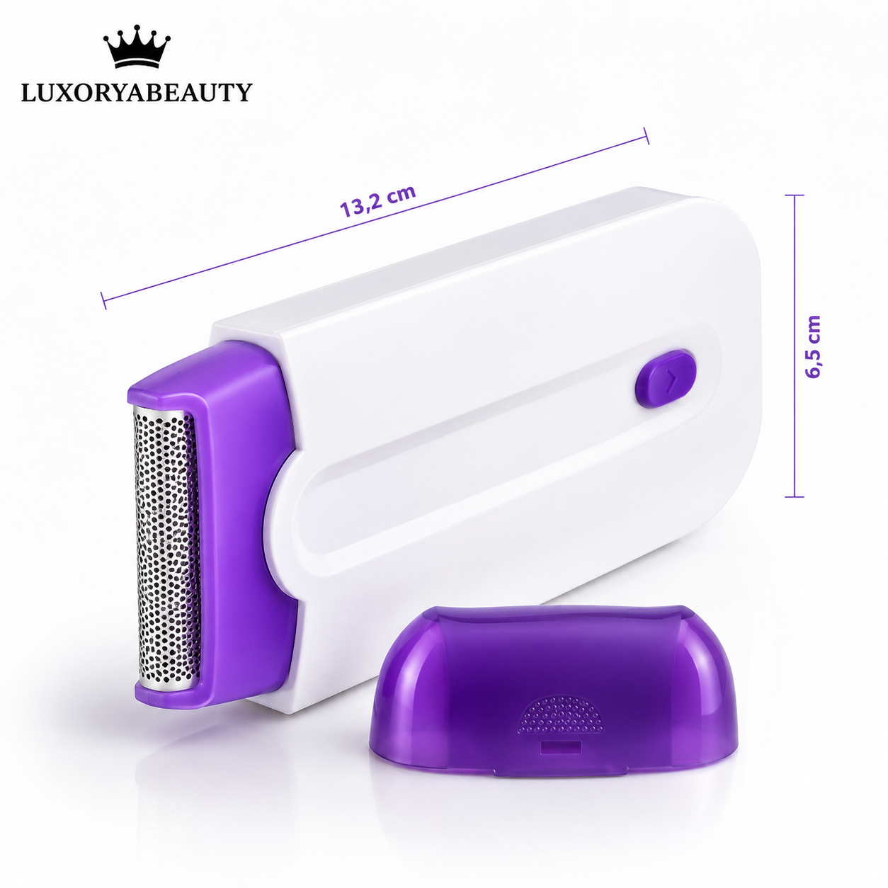 Epilator Portabil cu LED și Funcție Sensa-Light Fără Durere, Reîncărcabil USB, Pentru Față, Brațe și Picioare | LUXORYABEAUTY