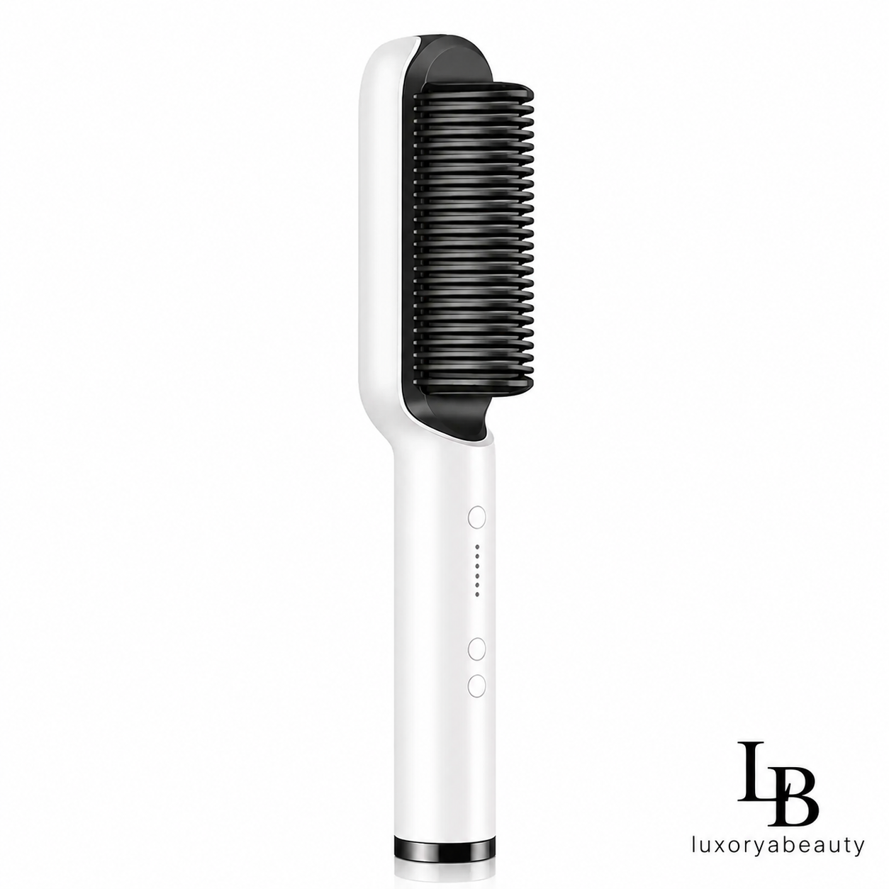 Perie de Îndreptat Părul cu Înveliș Ceramic și Temperatură Reglabilă în 5 Trepte – Încălzire Rapidă, Anti-Frizz, Styling Profesional | LuxoryaBeauty