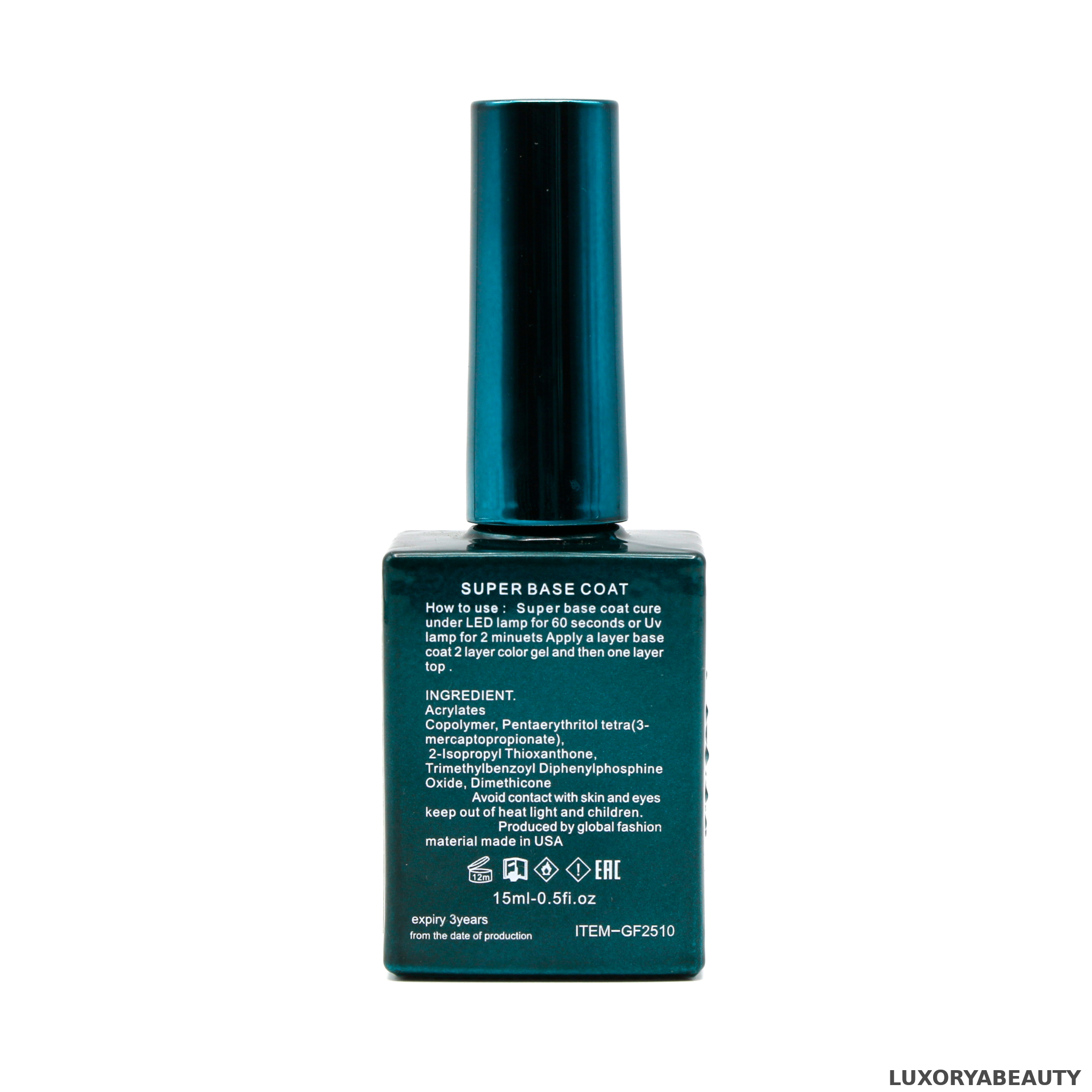 Bază Unghii Super Strong Base Coat Global Fashion 15 ml – Aderență Maximă pentru Gel și Oja Semipermanentă