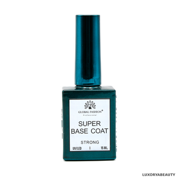 Bază Unghii Super Strong Base Coat Global Fashion 15 ml – Aderență Maximă pentru Gel și Oja Semipermanentă